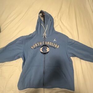 Jordan Blue Zip Up Sweater